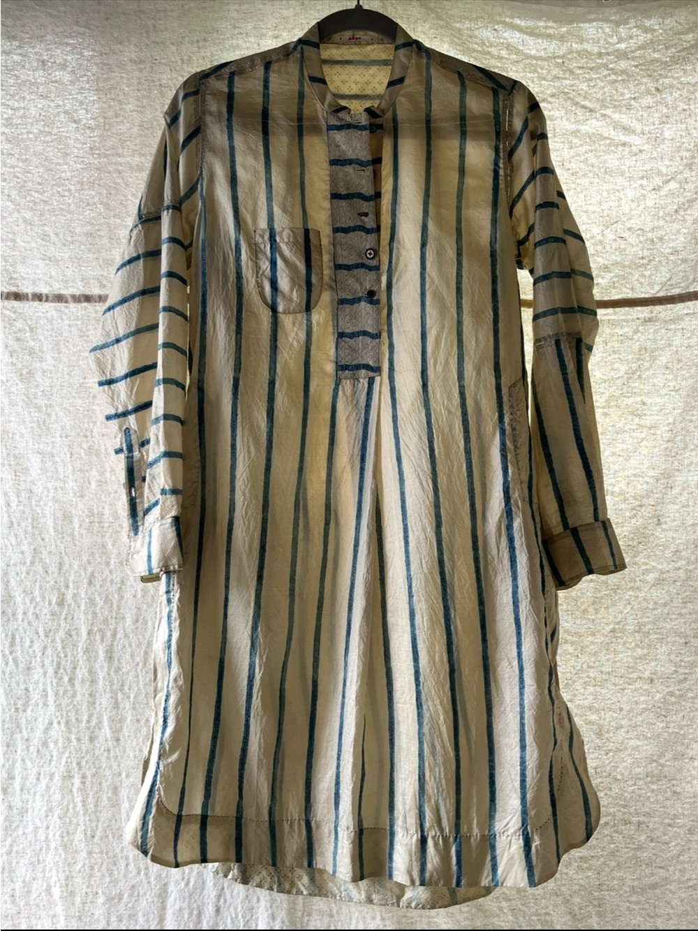 Péro Silk Popover Tunic Caftan Dress
